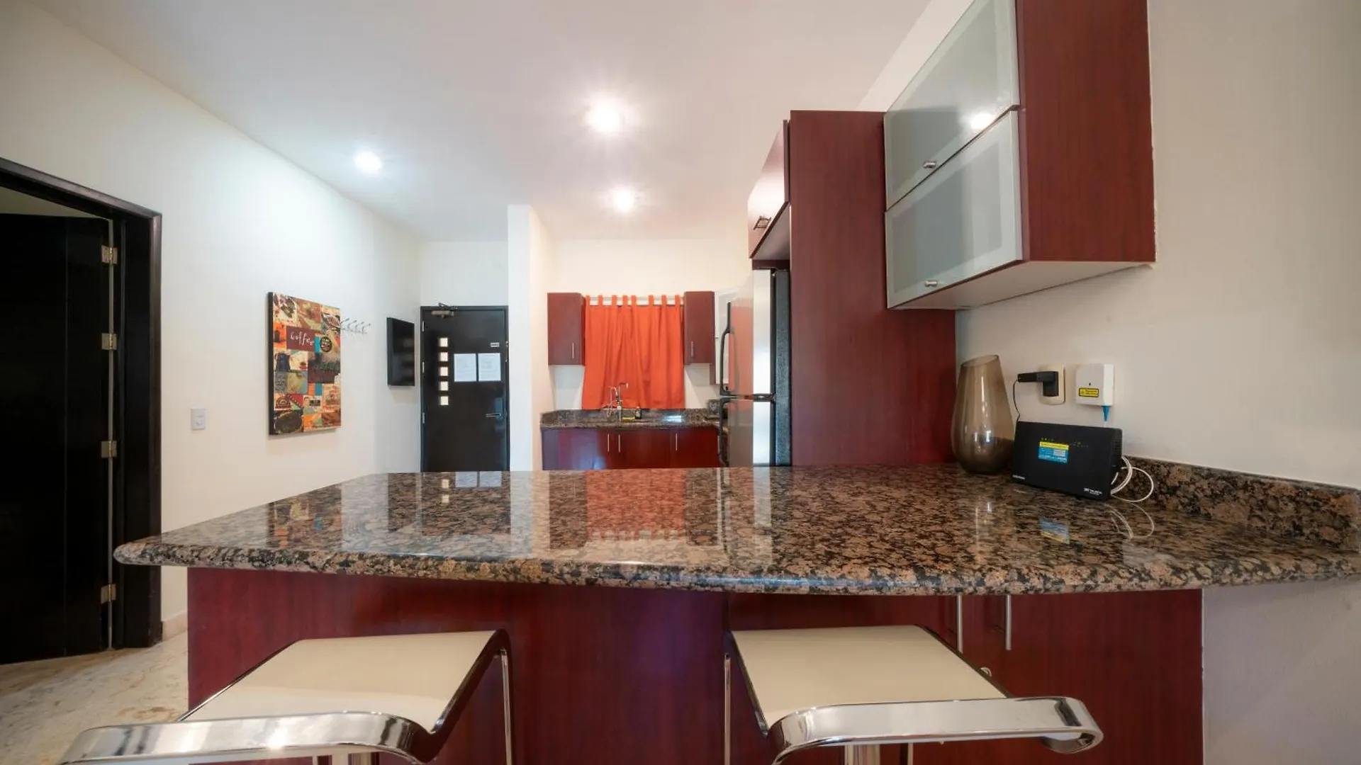 Condo Surf 301 - Luxury Oceanview Beachfront With Gym - At El Faro Condos Playa del Carmen Holiday home